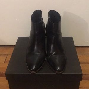 J.Crew Women’s Laine Ankle Boots/ Black Leather